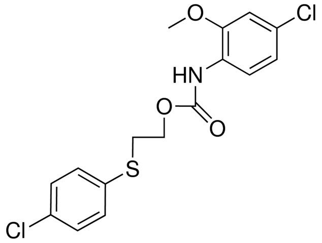 2-(4-CHLOROPHENYLTHIO)ETHYL N-(4-CHLORO-2-METHOXYPHENYL)CARBAMATE