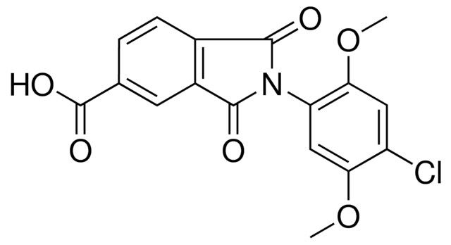 2-(4-CL-2,5-DIMETHOXY-PH)-1,3-DIOXO-2,3-DIHYDRO-1H-ISOINDOLE-5-CARBOXYLIC ACID