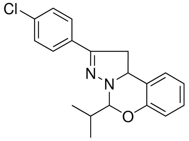 2-(4-CL-PH)-4-ISOPROPYL-1,9B-DIHYDRO-5-OXA-3,3A-DIAZA-CYCLOPENTA(A)NAPHTHALENE