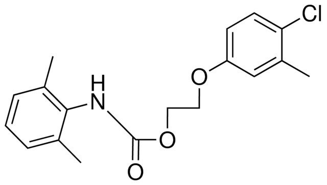 2-(4-CHLORO-3-METHYLPHENOXY)ETHYL N-(2,6-XYLYL)CARBAMATE