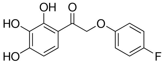 2-(4-FLUOROPHENOXY)-1-(2,3,4-TRIHYDROXYPHENYL)ETHANONE