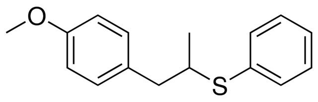 2-(4-METHOXYPHENYL)-1-METHYLETHYL PHENYL SULFIDE