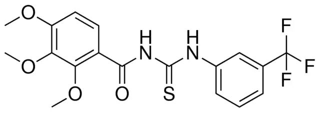 1-(3-TRIFLUOROMETHYL-PHENYL)-3-(2,3,4-TRIMETHOXY-BENZOYL)-THIOUREA