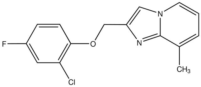 2-(2-Chloro-4-fluorophenoxymethyl)-8-methylimidazo[1,2-<i>a</i>]pyridine