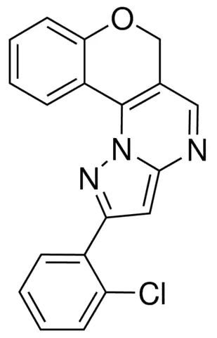 2-(2-CHLOROPHENYL)-6H-CHROMENO[3,4-E]PYRAZOLO[1,5-A]PYRIMIDINE