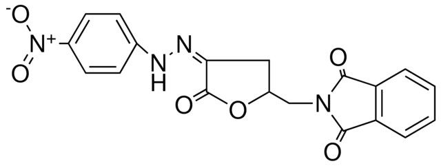 2-(4-((4-NITRO-PH)-HYDRAZONO)-5-OXO-4H-FURAN-2-YLMETHYL)-ISOINDOLE-1,3-DIONE