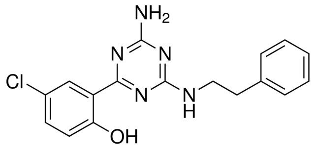 2-(4-AMINO-6-PHENETHYLAMINO-[1,3,5]TRIAZIN-2-YL)-4-CHLORO-PHENOL