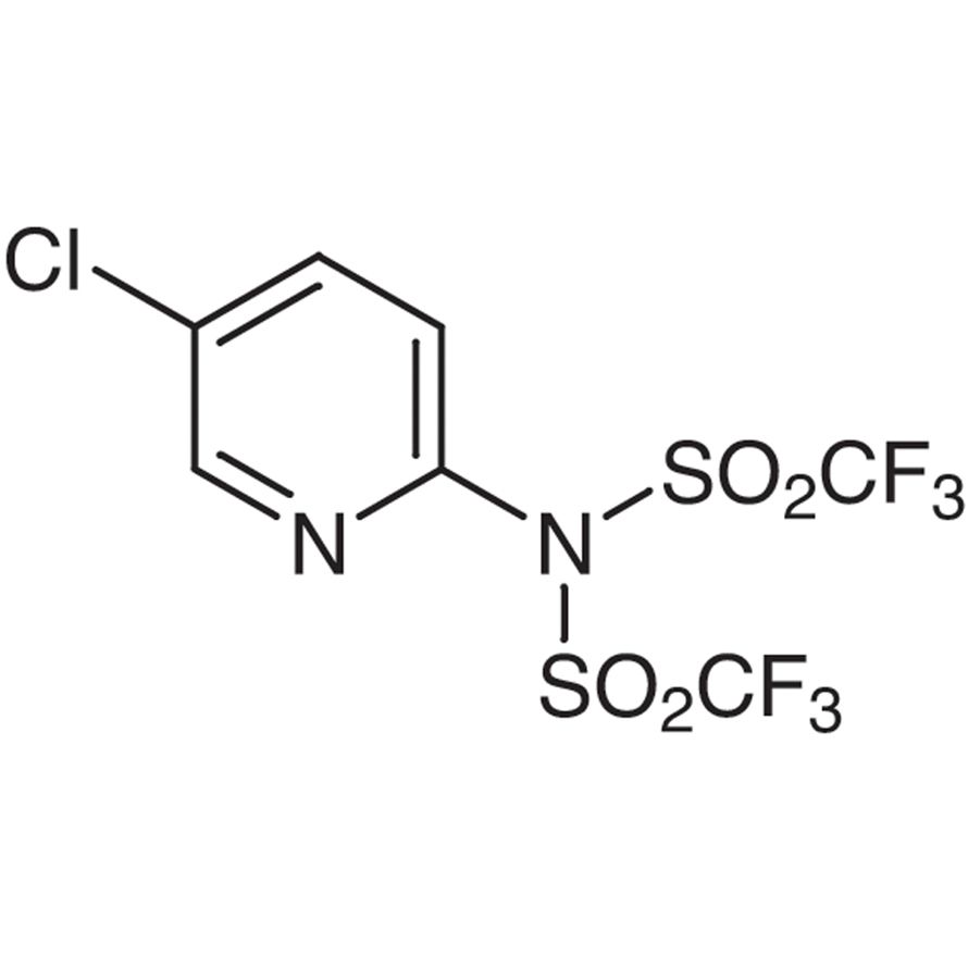 2-[N,N-Bis(trifluoromethanesulfonyl)amino]-5-chloropyridine [Triflating Reagent]