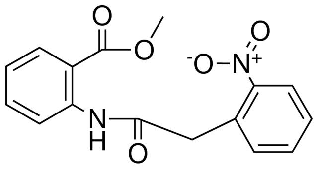 2-(2-(2-NITRO-PHENYL)-ACETYLAMINO)-BENZOIC ACID METHYL ESTER