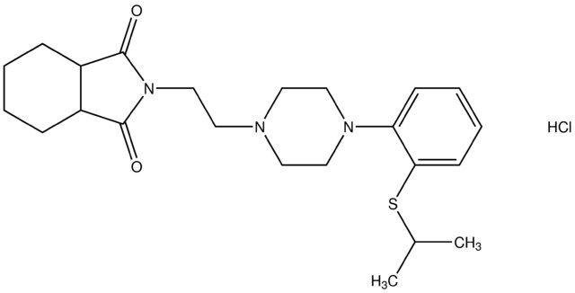 2-(2-{4-[2-(isopropylsulfanyl)phenyl]-1-piperazinyl}ethyl)hexahydro-1H-isoindole-1,3(2H)-dione hydrochloride