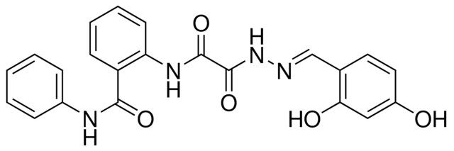 2-(((2-(2,4-DIHYDROXYBENZYLIDENE)HYDRAZINO)(OXO)AC)AMINO)-N-PHENYLBENZAMIDE