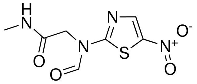 2-[formyl(5-nitro-1,3-thiazol-2-yl)amino]-N-methylacetamide