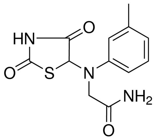 2-((2,4-DIOXO-1,3-THIAZOLIDIN-5-YL)-3-METHYLANILINO)ACETAMIDE