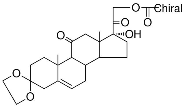 2-((17R)-17-hydroxy-10,13-dimethyl-11-oxo-1,2,4,7,8,9,10,11,12,13,14,15,16,17-tetradecahydrospiro[cyclopenta[a]phenanthrene-3,2'-[1,3]dioxolane]-17-yl)-2-oxoethyl acetate