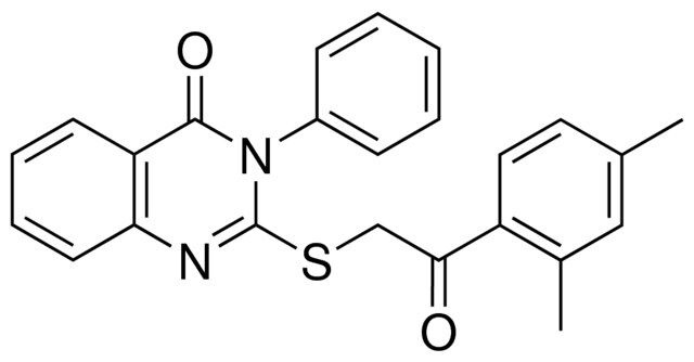 2-((2-(2,4-DIMETHYLPHENYL)-2-OXOETHYL)THIO)-3-PHENYL-4(3H)-QUINAZOLINONE