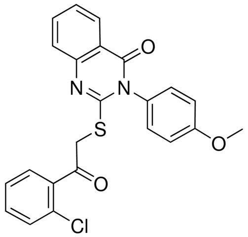 2-((2-(2-CHLOROPHENYL)-2-OXOETHYL)THIO)-3-(4-METHOXYPHENYL)-4(3H)-QUINAZOLINONE