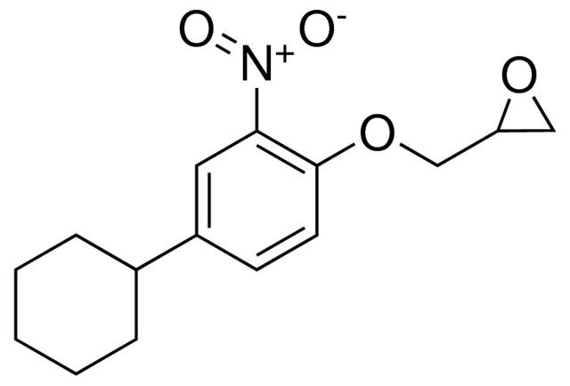 2-((4-CYCLOHEXYL-2-NITROPHENOXY)METHYL)OXIRANE