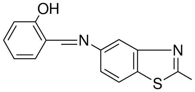 2-((2-METHYL-BENZOTHIAZOL-5-YLIMINO)-METHYL)-PHENOL