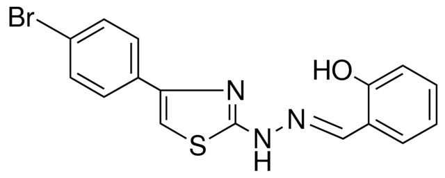 2-((4-(4-BROMO-PHENYL)-THIAZOL-2-YL)-HYDRAZONOMETHYL)-PHENOL