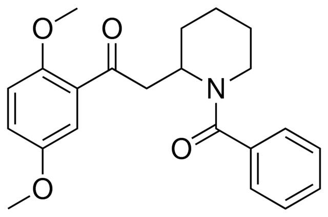 2-(1-BENZOYL-2-PIPERIDYL)-2',5'-DIMETHOXYACETOPHENONE