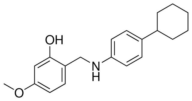 2-((4-CYCLOHEXYLANILINO)METHYL)-5-METHOXYPHENOL