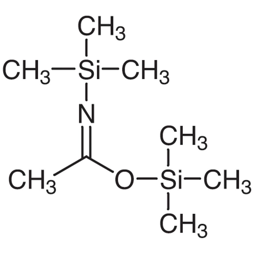 N,O-Bis(trimethylsilyl)acetamide Kit BSA 1 mL × 8 / Reaction vial, capacity 2 mL × 8