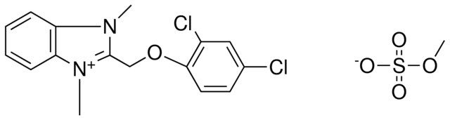 2-[(2,4-DICHLOROPHENOXY)METHYL]-1,3-DIMETHYL-3H-BENZIMIDAZOL-1-IUM METHYL SULFATE