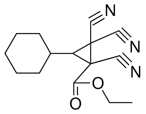 1,2,2-TRICYANO-3-CYCLOHEXYL-CYCLOPROPANECARBOXYLIC ACID ETHYL ESTER