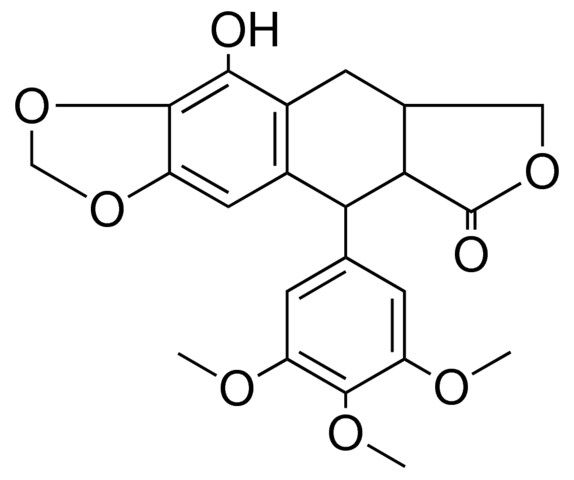 10-HO-5-(3,4,5-TRI-MEO-PH)-4H-5AH-FURO(3',4':6,7)NAPHTHO(2,3-D)(1,3)DIOXOL-6-ONE