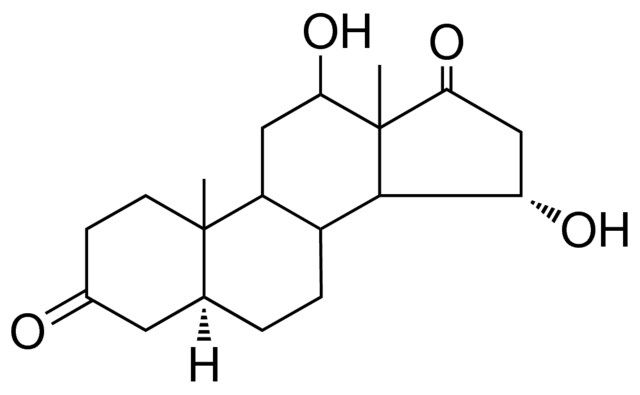 12-BETA,15-ALPHA-DIHYDROXY-5-ALPHA-ANDROSTANE-3,17-DIONE