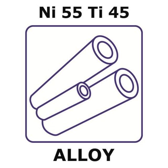 Nitinol alloy, Ni55Ti45