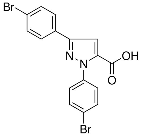 1,3-BIS(4-BROMOPHENYL)-1H-PYRAZOLE-5-CARBOXYLIC ACID