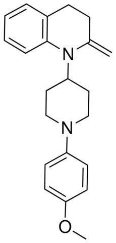 1,2-DIHYDRO-1-(1-(4-METHOXYPHENYL)-4-PIPERIDYL)-2-METHYLENEQUINOLINE