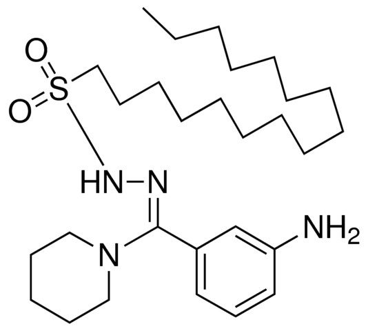 1-HEXADECANESULFONIC ACID (2-CHLORO-ALPHA-PIPERIDINOBENZYLIDENE)HYDRAZIDE HCL