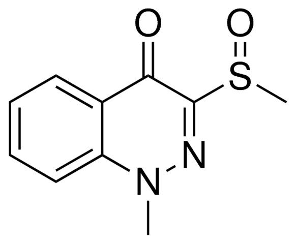 1-methyl-3-(methylsulfinyl)-4(1H)-cinnolinone