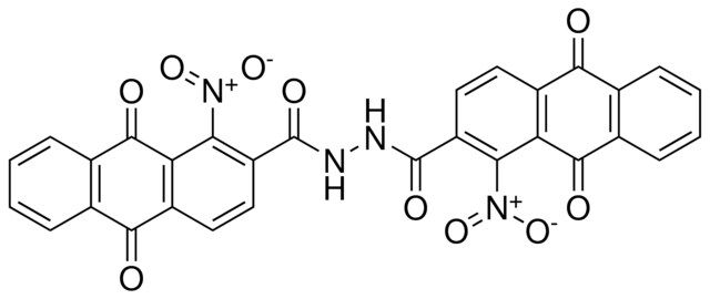 1-NITRO-N'-[(1-NITRO-9,10-DIOXO-9,10-DIHYDRO-2-ANTHRACENYL)CARBONYL]-9,10-DIOXO-9,10-DIHYDRO-2-ANTHRACENECARBOHYDRAZIDE