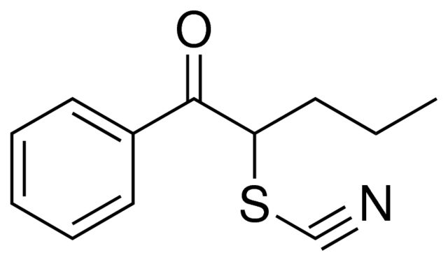 1-PHENYL-2-THIOCYANATO-PENTAN-1-ONE