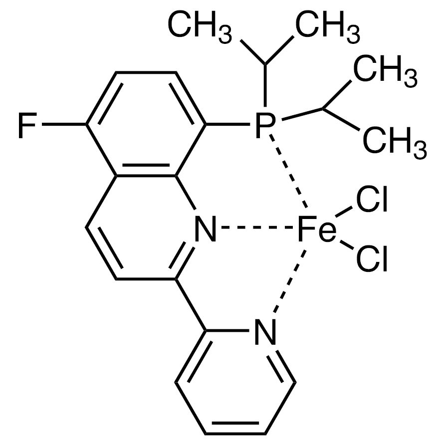 Dichloro[8-(diisopropylphosphino)-5-fluoro-2-(2-pyridinyl)quinoline]iron(II)