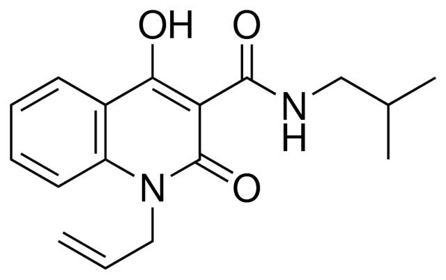 1-ALLYL-4-HYDROXY-2-OXO-1,2-DIHYDRO-QUINOLINE-3-CARBOXYLIC ACID ISOBUTYL-AMIDE