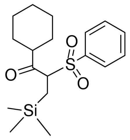 1-CYCLOHEXYL-2-(PHENYLSULFONYL)-3-(TRIMETHYLSILYL)-1-PROPANONE