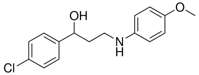 1-(4-CHLOROPHENYL)-3-(4-METHOXYANILINO)-1-PROPANOL