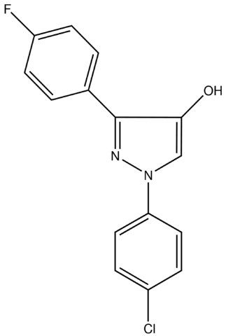 1-(4-Chlorophenyl)-3-(4-fluorophenyl)-1<i>H</i>-pyrazol-4-ol