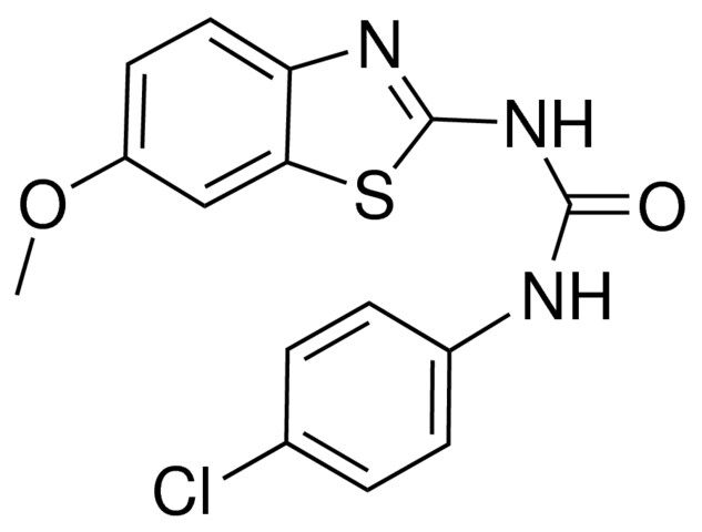 1-(4-CHLOROPHENYL)-3-(6-METHOXY-2-BENZOTHIAZOLYL)UREA