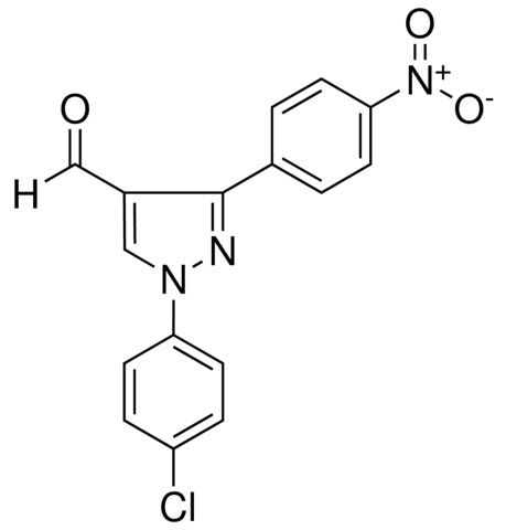 1-(4-CHLOROPHENYL)-3-(4-NITROPHENYL)-1H-PYRAZOLE-4-CARBALDEHYDE