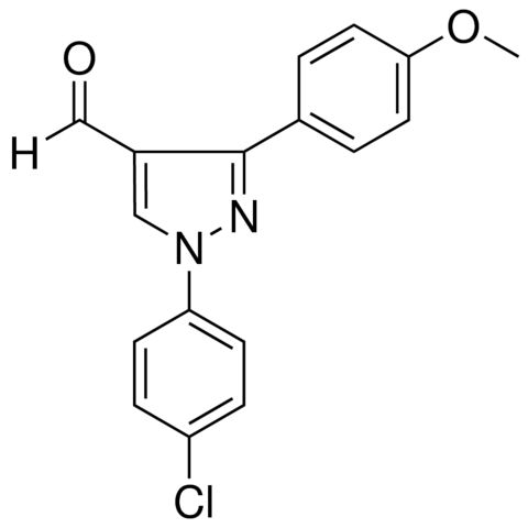 1-(4-CHLOROPHENYL)-3-(4-METHOXYPHENYL)-1H-PYRAZOLE-4-CARBALDEHYDE