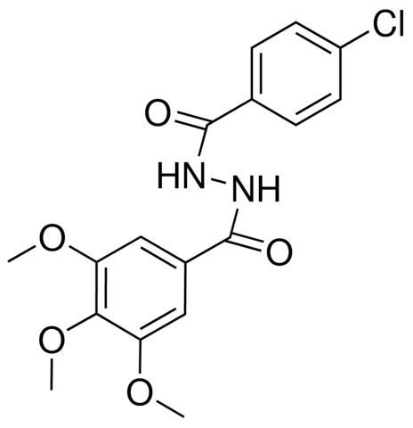 1-(4-CHLOROBENZOYL)-2-(3,4,5-TRIMETHOXYBENZOYL)HYDRAZINE