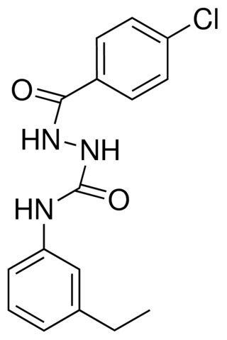 1-(4-CHLOROBENZOYL)-4-(3-ETHYLPHENYL)SEMICARBAZIDE