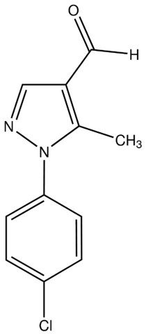 1-(4-Chlorophenyl)-5-methyl-1<i>H</i>-pyrazole-4-carbaldehyde