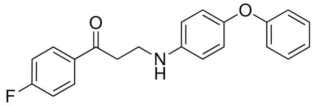 1-(4-FLUOROPHENYL)-3-(4-PHENOXYANILINO)-1-PROPANONE