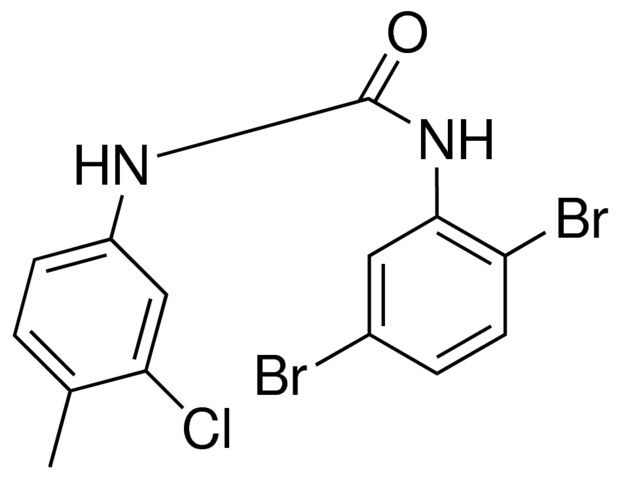 1-(3-CHLORO-4-METHYLPHENYL)-3-(2,5-DIBROMOPHENYL)UREA